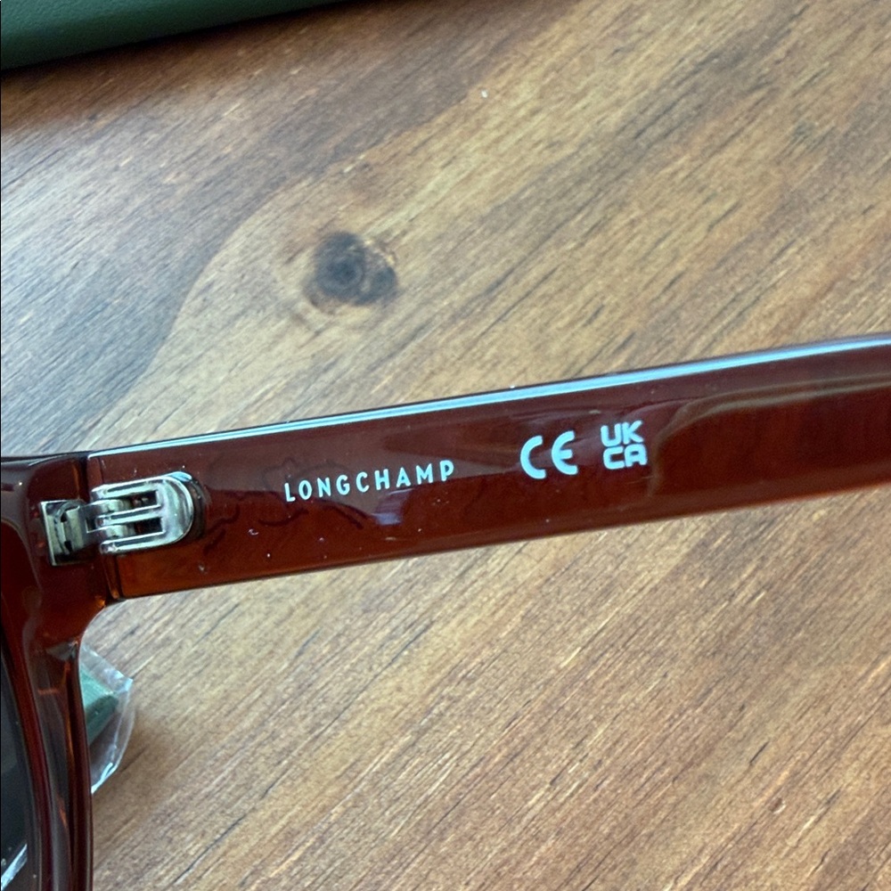 Longchamp Transparent Rust Sunglasses - image 4